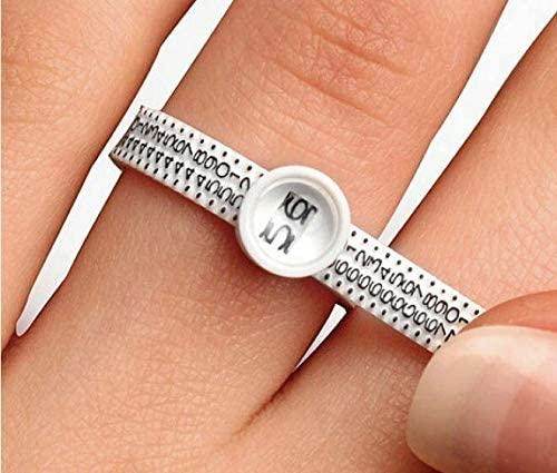 (Gr. 41-76) Fingerring Massband Kunststoff Ringgrössen Bestimmer