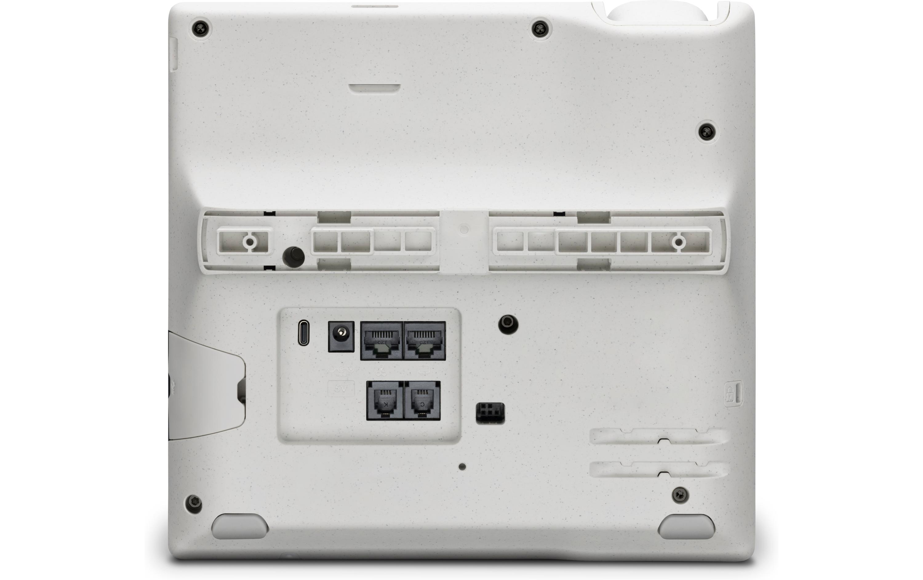 Tischtelefon Poly Edge E500 Grau/Schwarz/Weiss<br>Festnetztelefon der Spitzenklasse für Führungskräfte