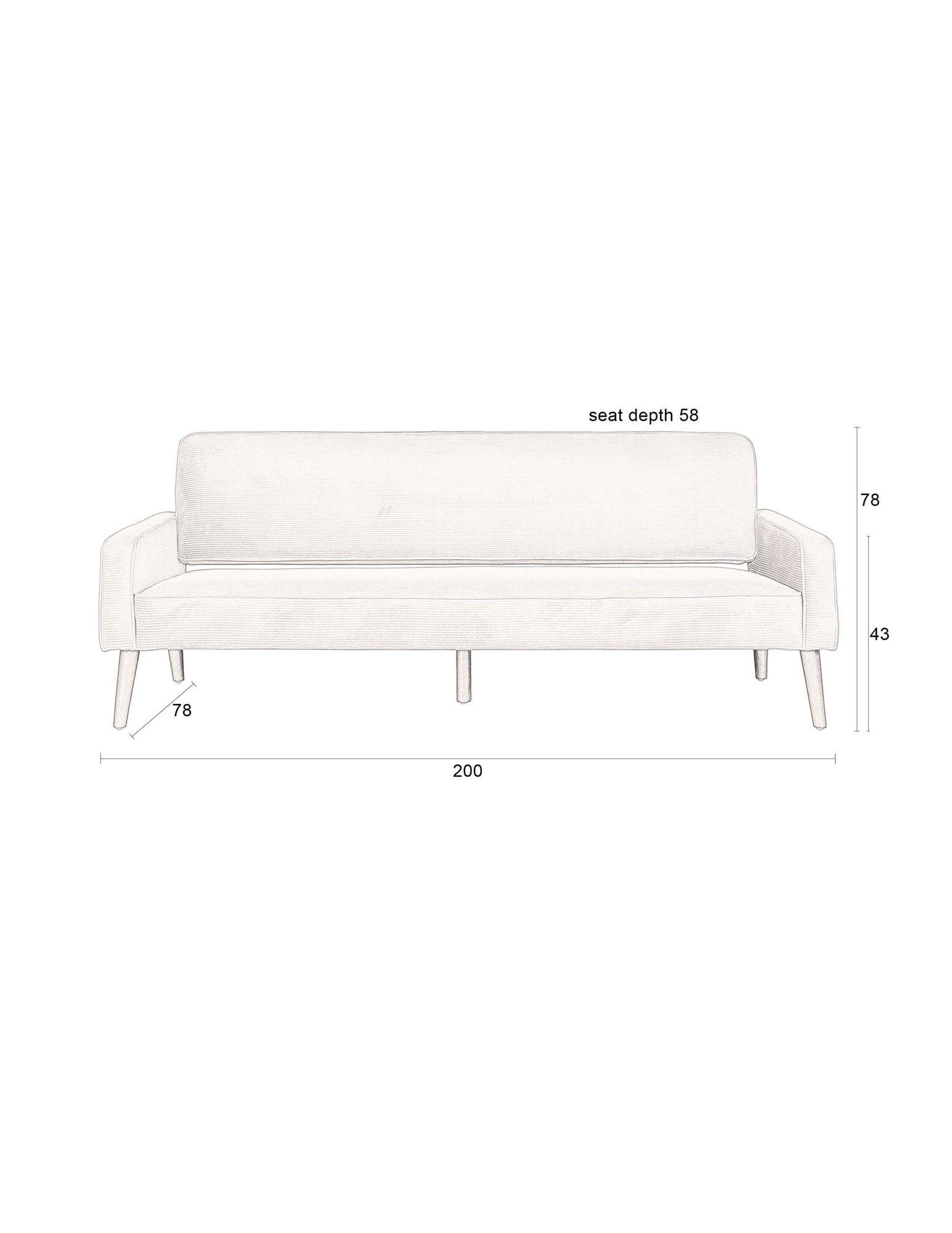 Bank PRESTON beige