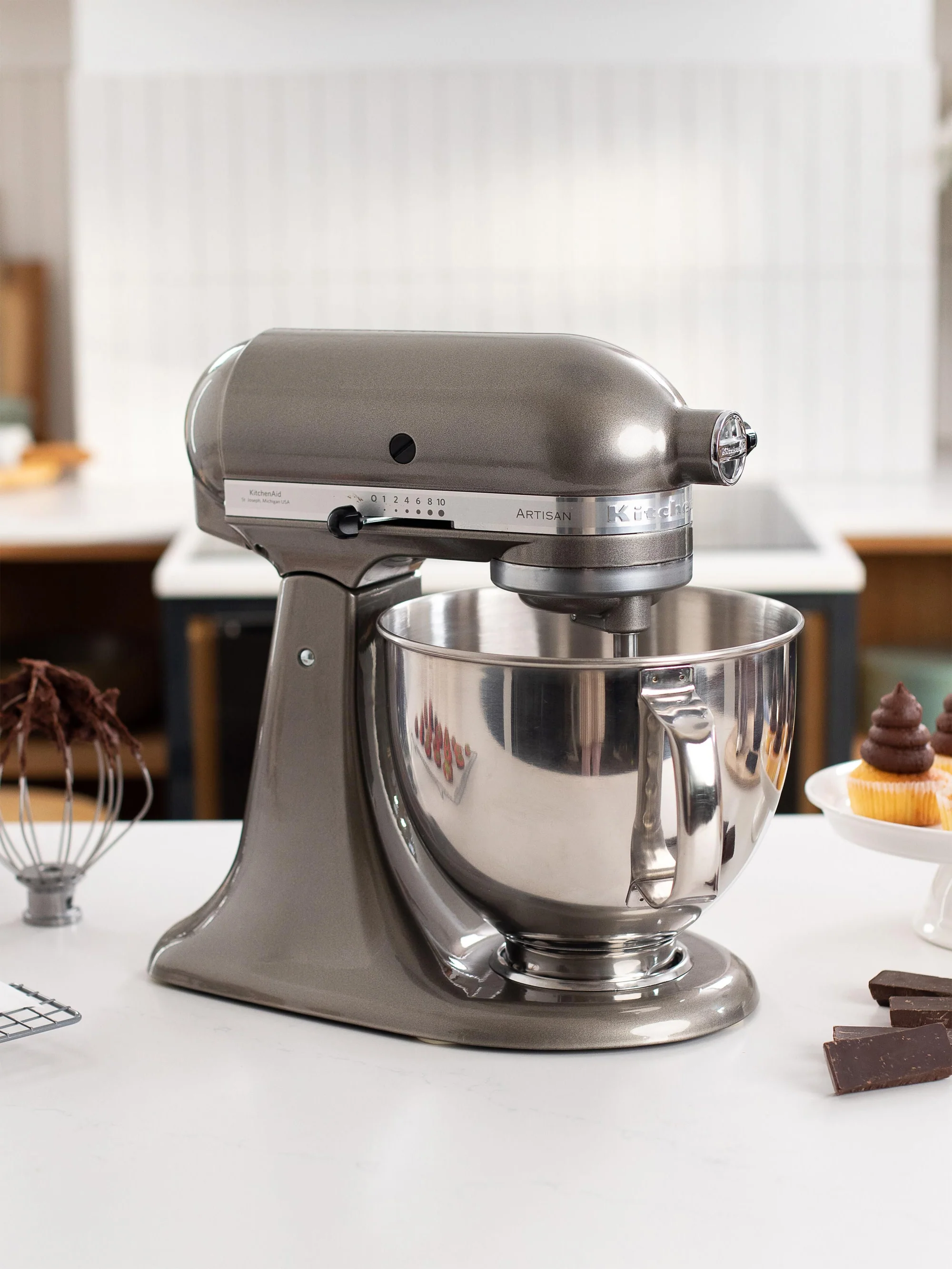 Kantelbare keukenmachine Artisan, 4.8 L, 8-delig