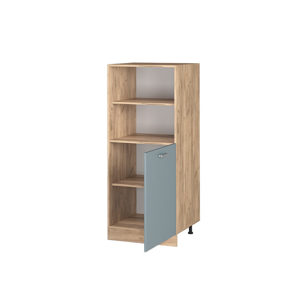 Vicco Vorratsschrank Küchenschrank R-Line Solid Eiche Blau Grau 60 cm modern kleine Tür