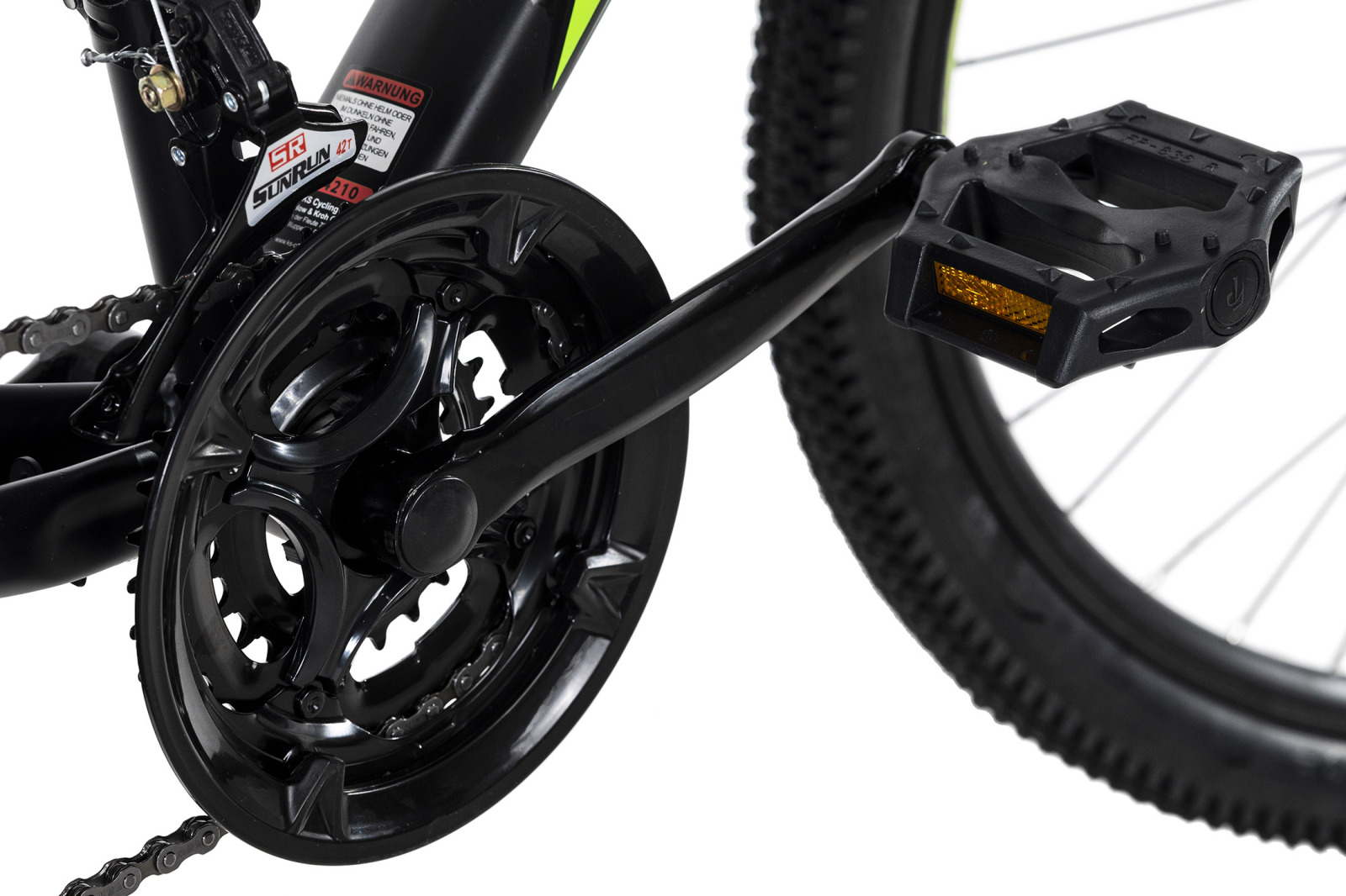 KS Cycling Mountainbike HARDTAIL 26'' CATAPPA - schwarz-grün - 50 cm Rahmenhöhe