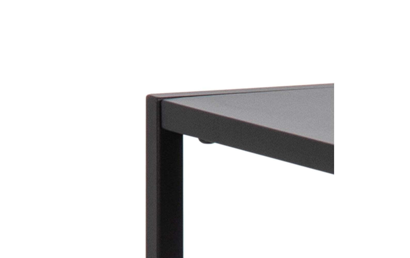 Konsolentisch Newcastle 100 x 35 x 79 cm, Schwarz<br>TV-Tisch
