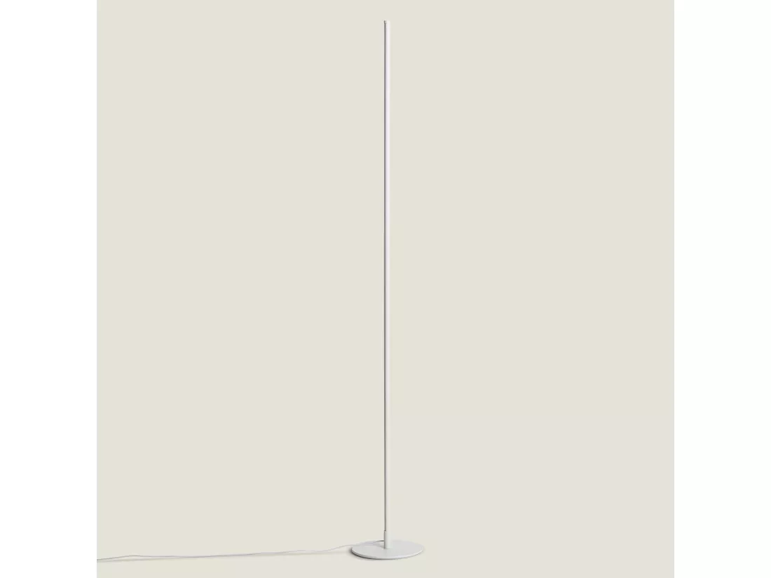 Lampadaire LED 27W Métal Meghri Blanc