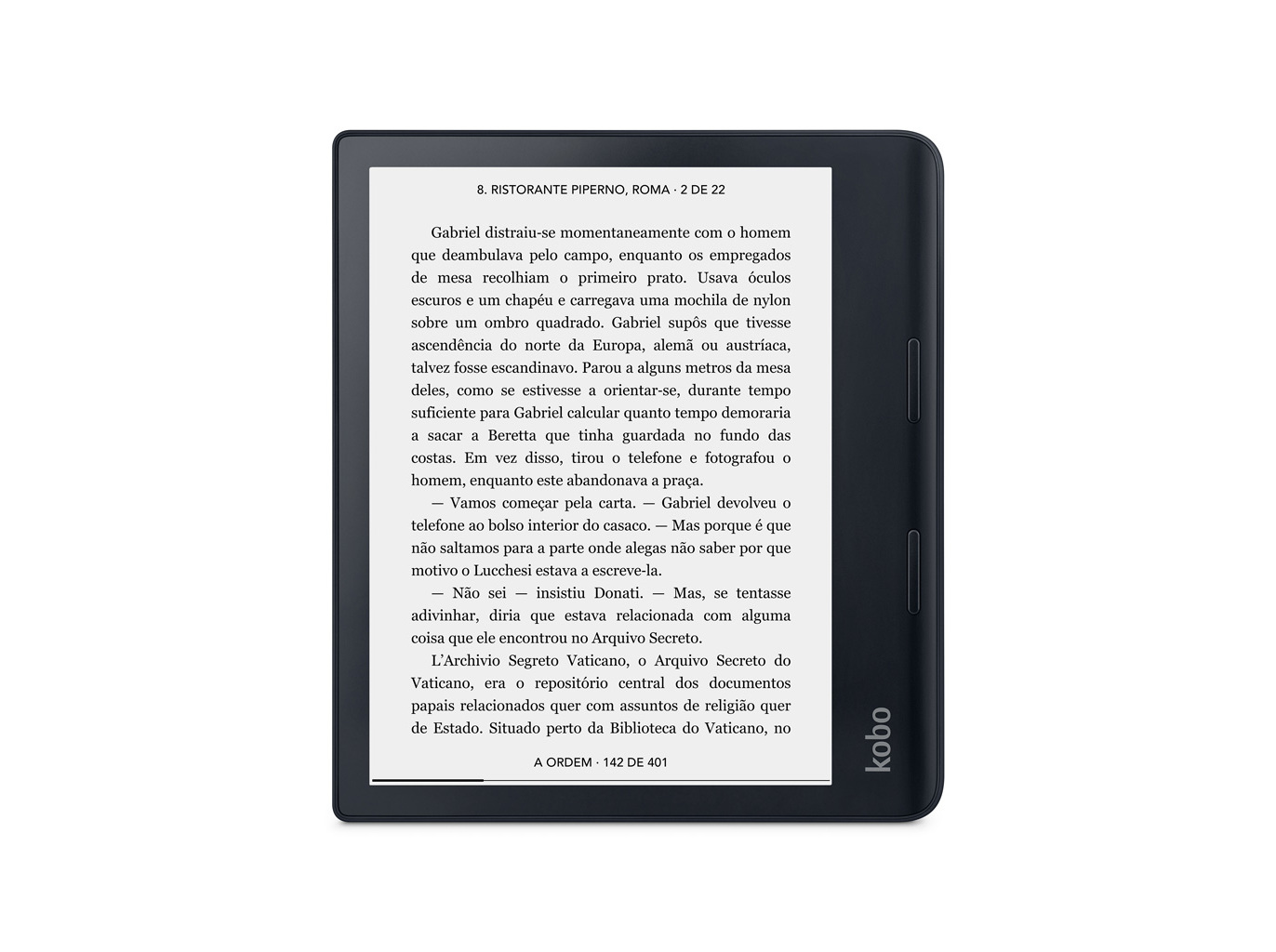 E-BOOK KOBO KOBO SAGE PRETO 8\
