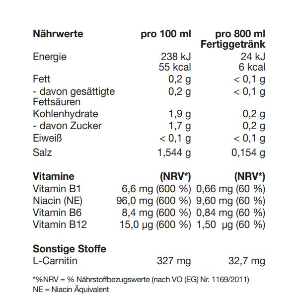Johnson Vitamin-Getränkekonzentrat Pfirsich-Maracuja