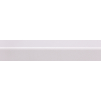 Hoeklat zelfklevend MDF wit folie 28x28 mm 260 cm