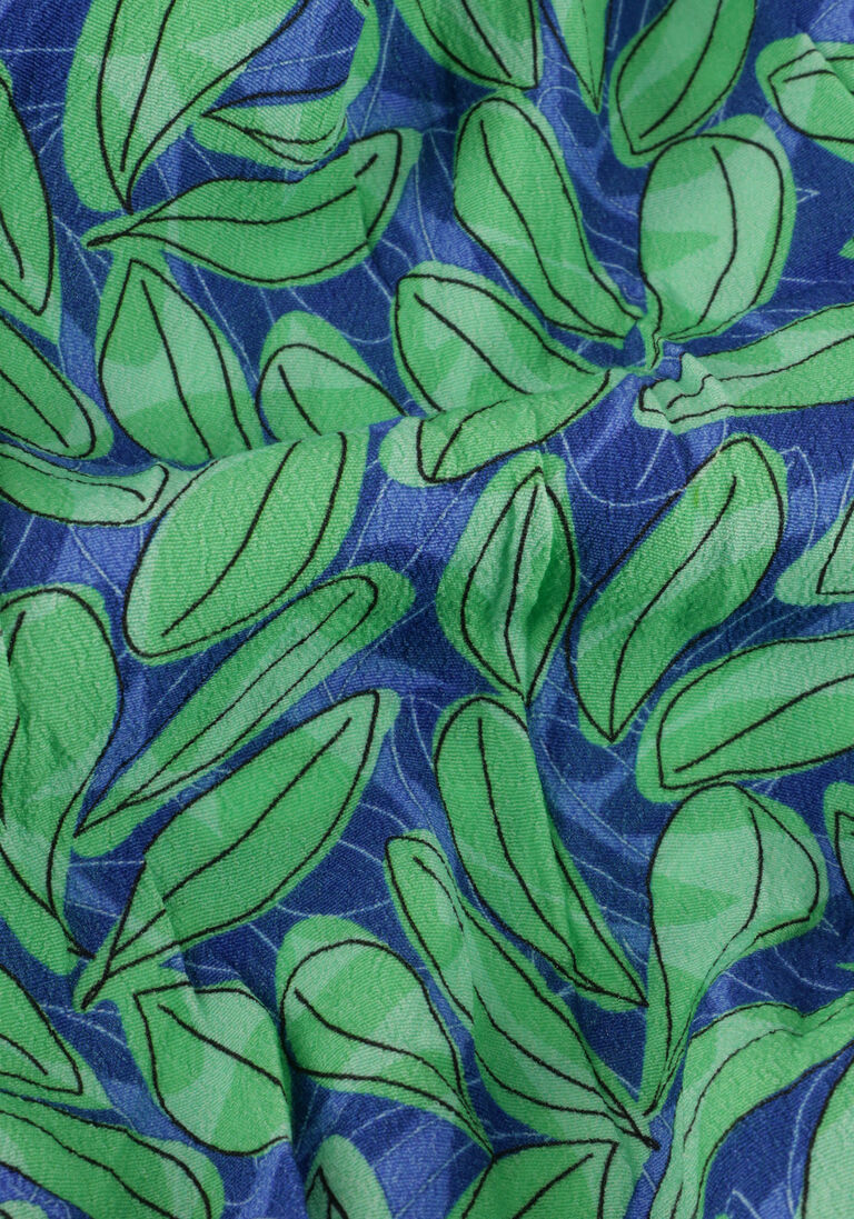 YDENCE blauwe ydence midi jurk dress palmer