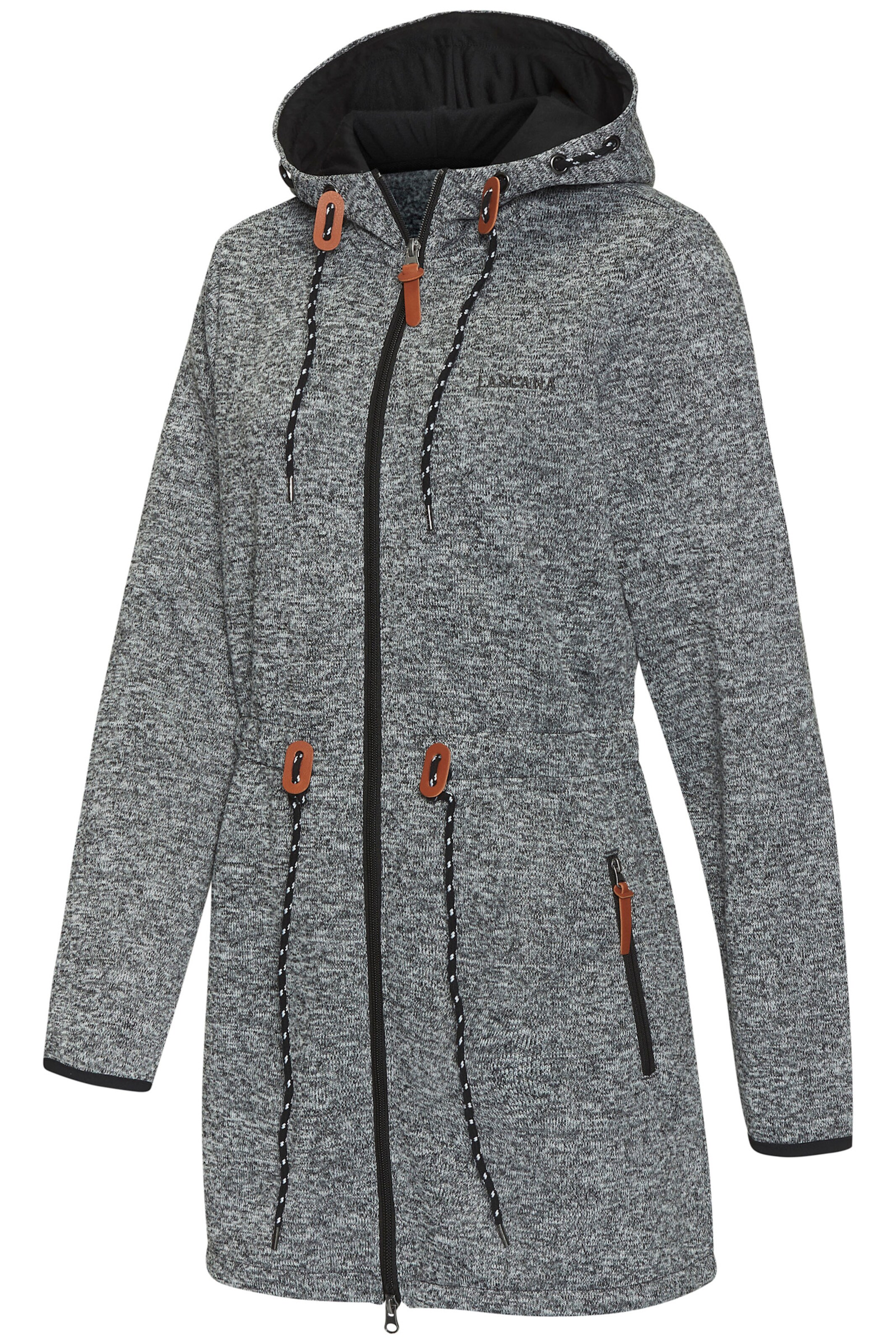 LASCANA Fleecejacke in anthracite