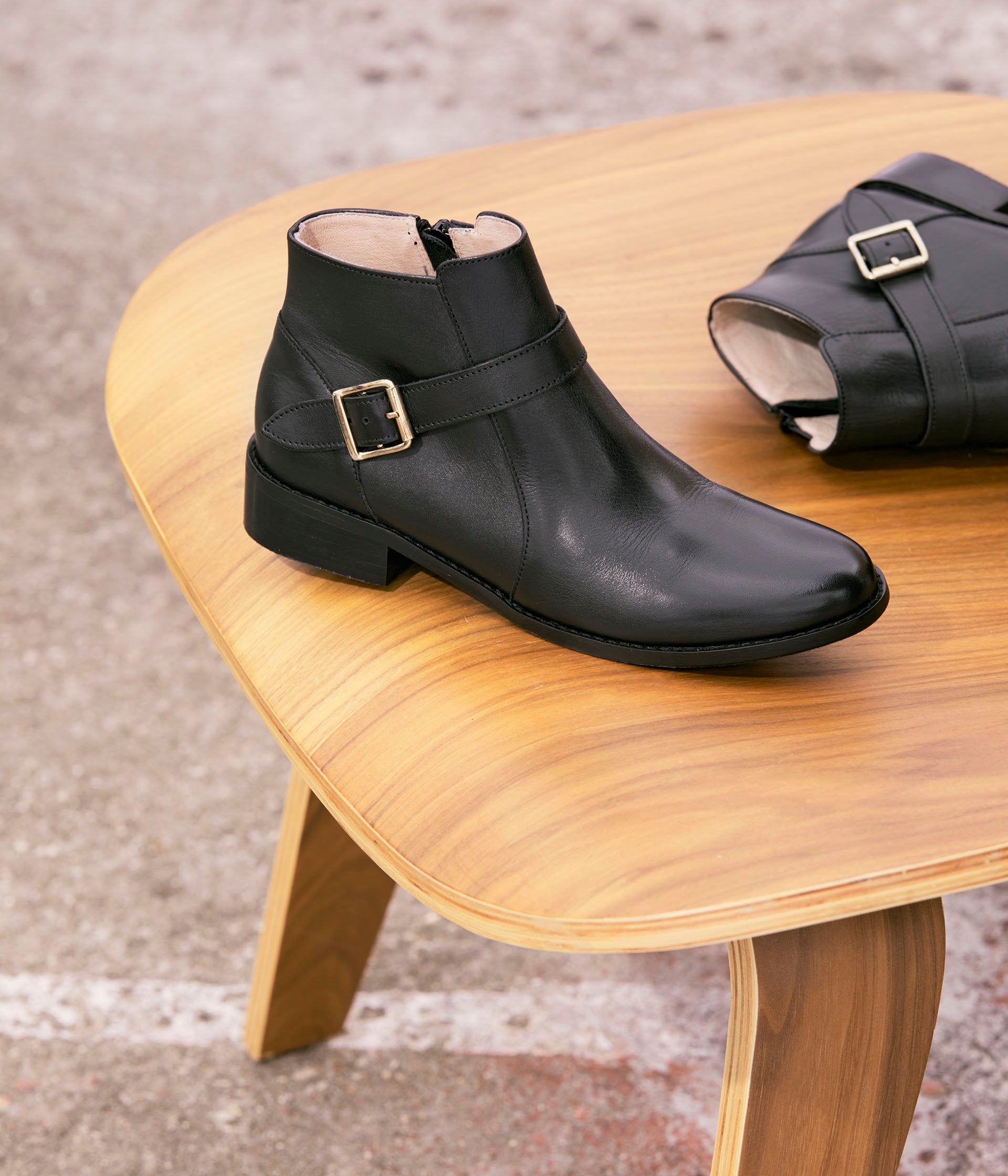 Bottines noires Post