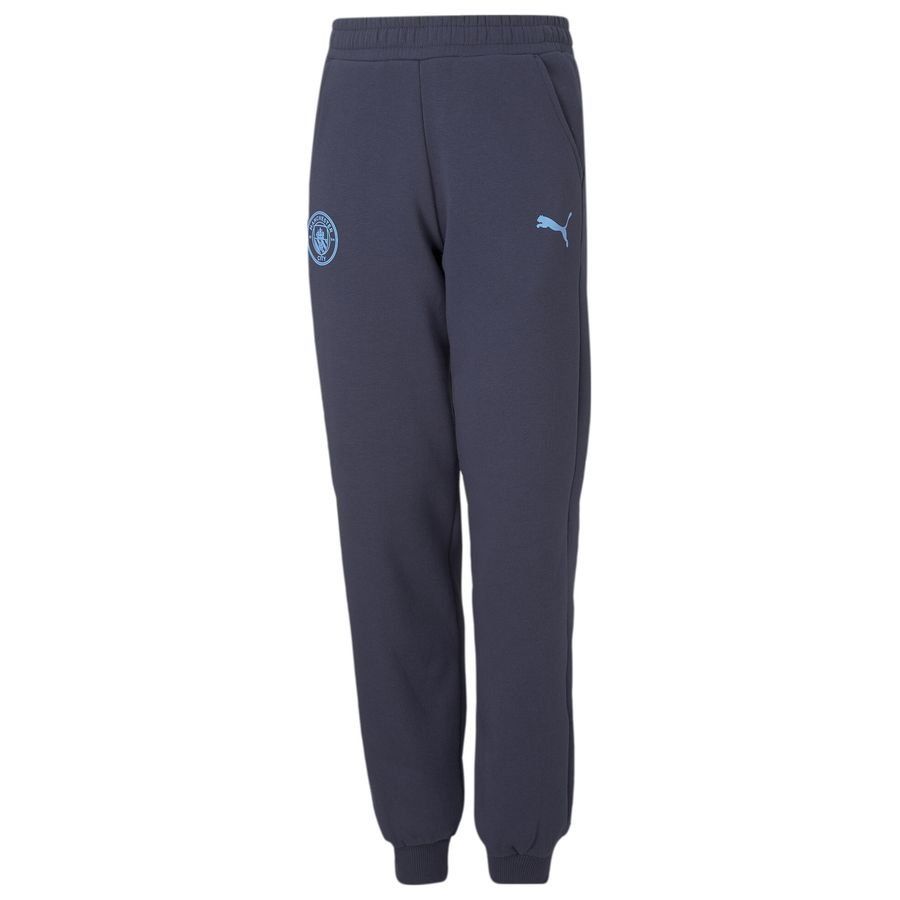 Manchester City Bas de Survêtement Essentials Fleece - Bleu Marine Enfant