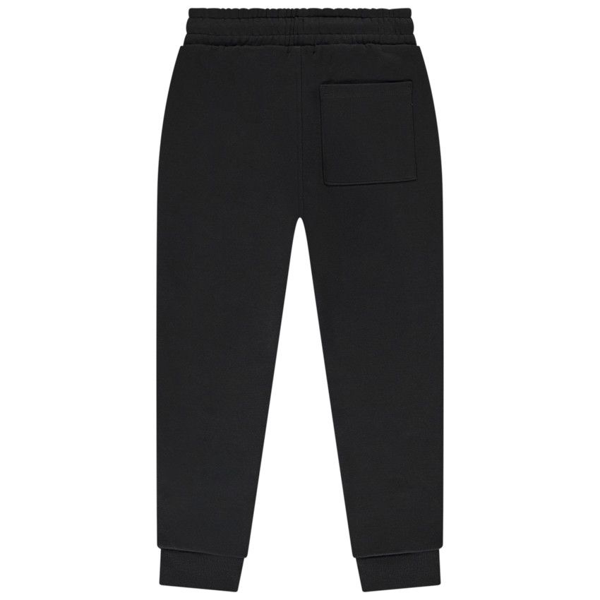 Jogging en molleton uni avec poches pour garçon - Gris foncé