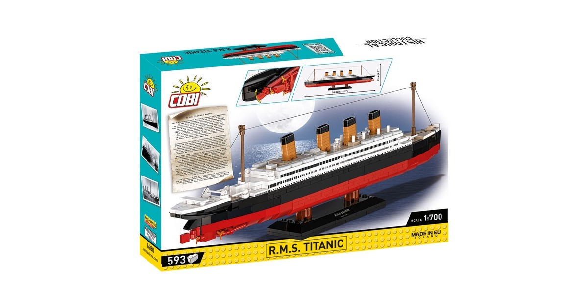 COBIHistorical Collection - R.M.S. Titanic Constructiespeelgoed  (Schaal 1:700)
