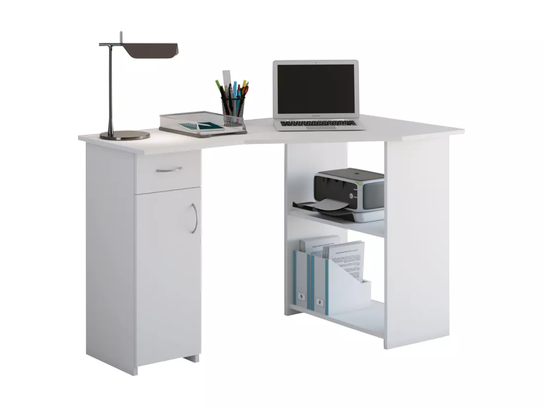 Bureau d'angle en bois Bureau Linzia