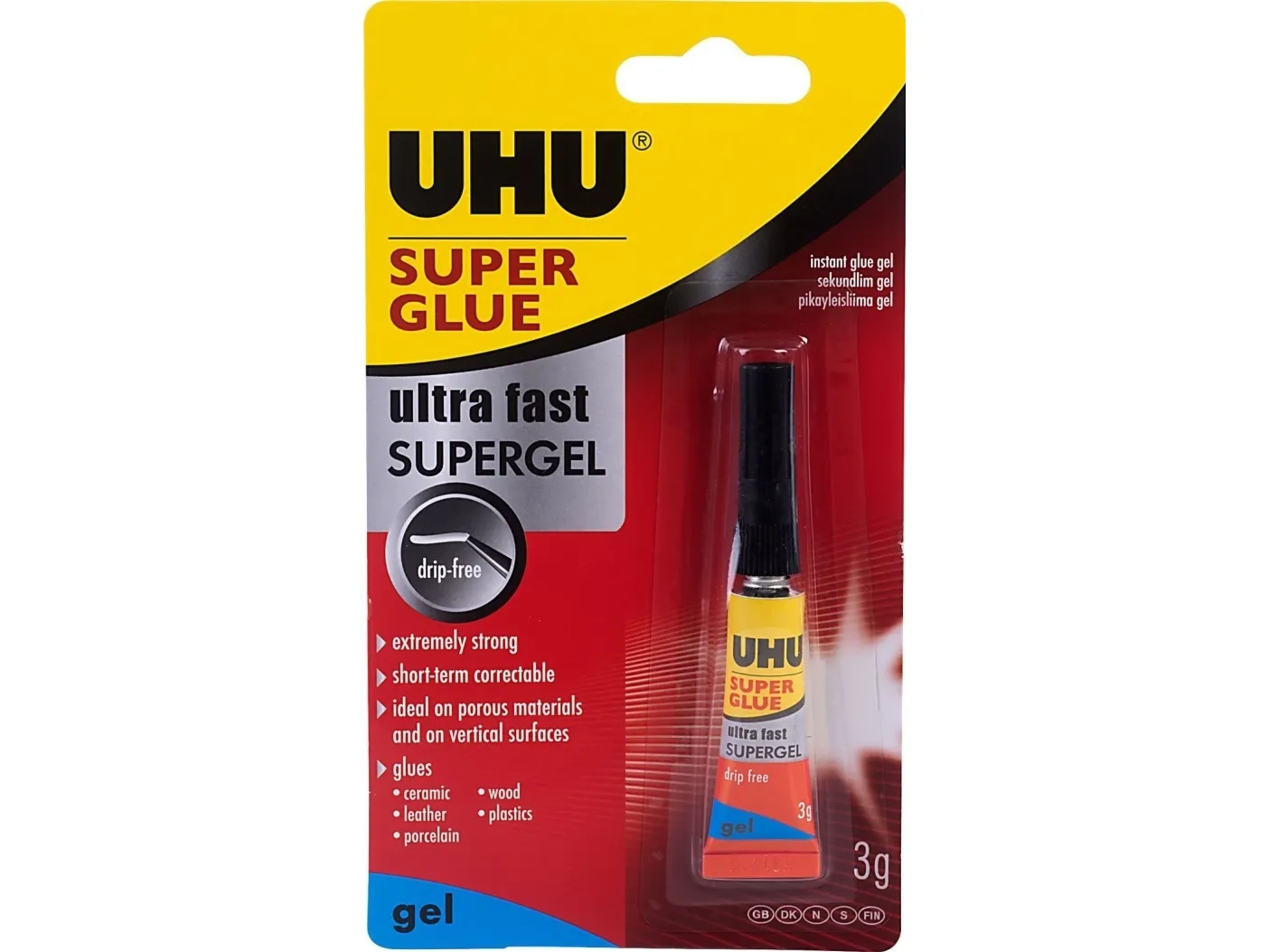 UHU super gel 3g sekundlim
