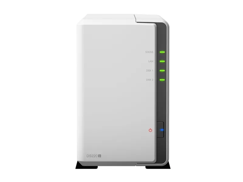 Synology Disk Station DS220j - NAS-server - 2 bays - SATA 6Gb/s - RAID 0, 1, JBOD - RAM 512 MB - Gigabit Ethernet - iSCSI support