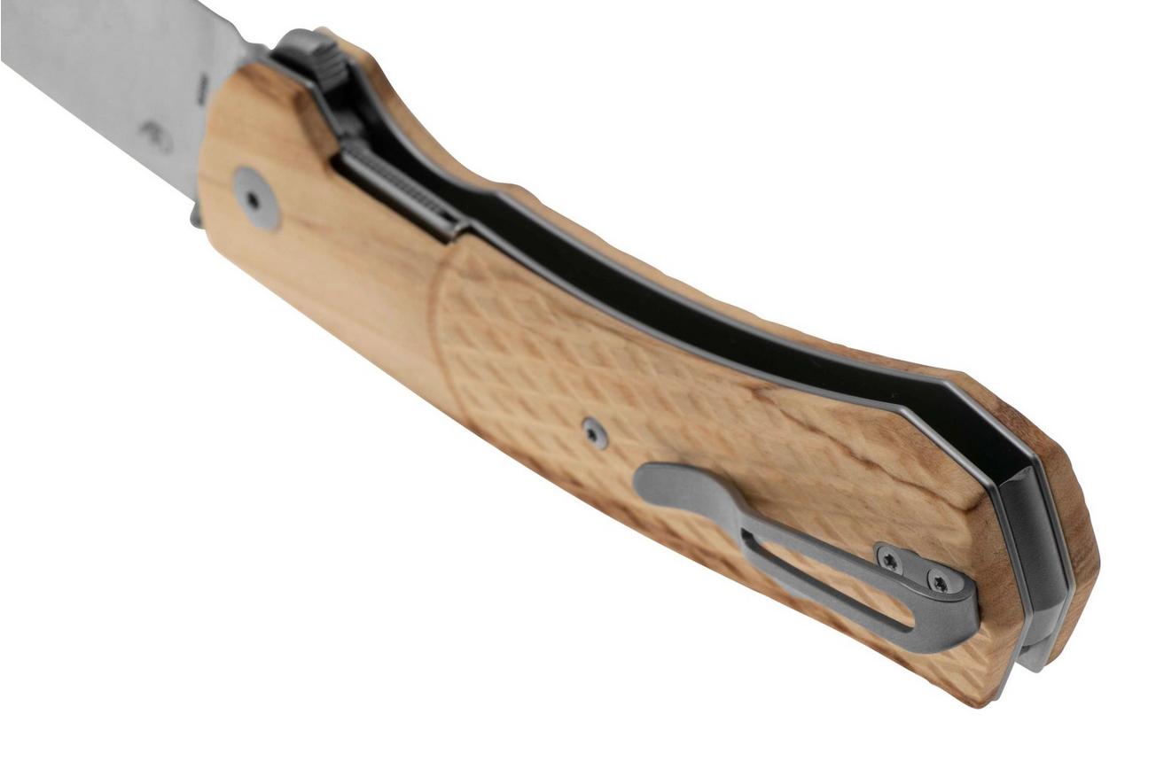 Viper Safe V6018UL3D Böhler M390, Olive Wood zakmes, Fabrizio Silvestrelli design