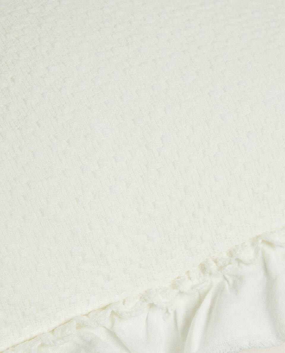 CAPA DE ALMOFADA INFANTIL EM CROCHÊ JACQUARD