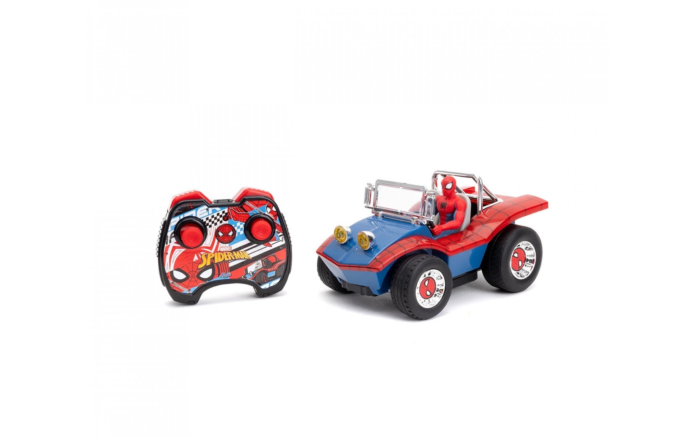 Spider-Man RC Buggy RTR, 1:24Ferngesteuerter Buggy mit Spiderman Figur