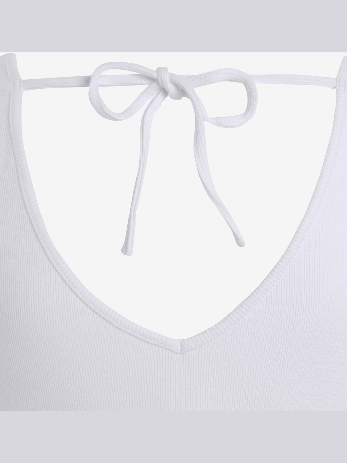 T-shirt en v encolure en v