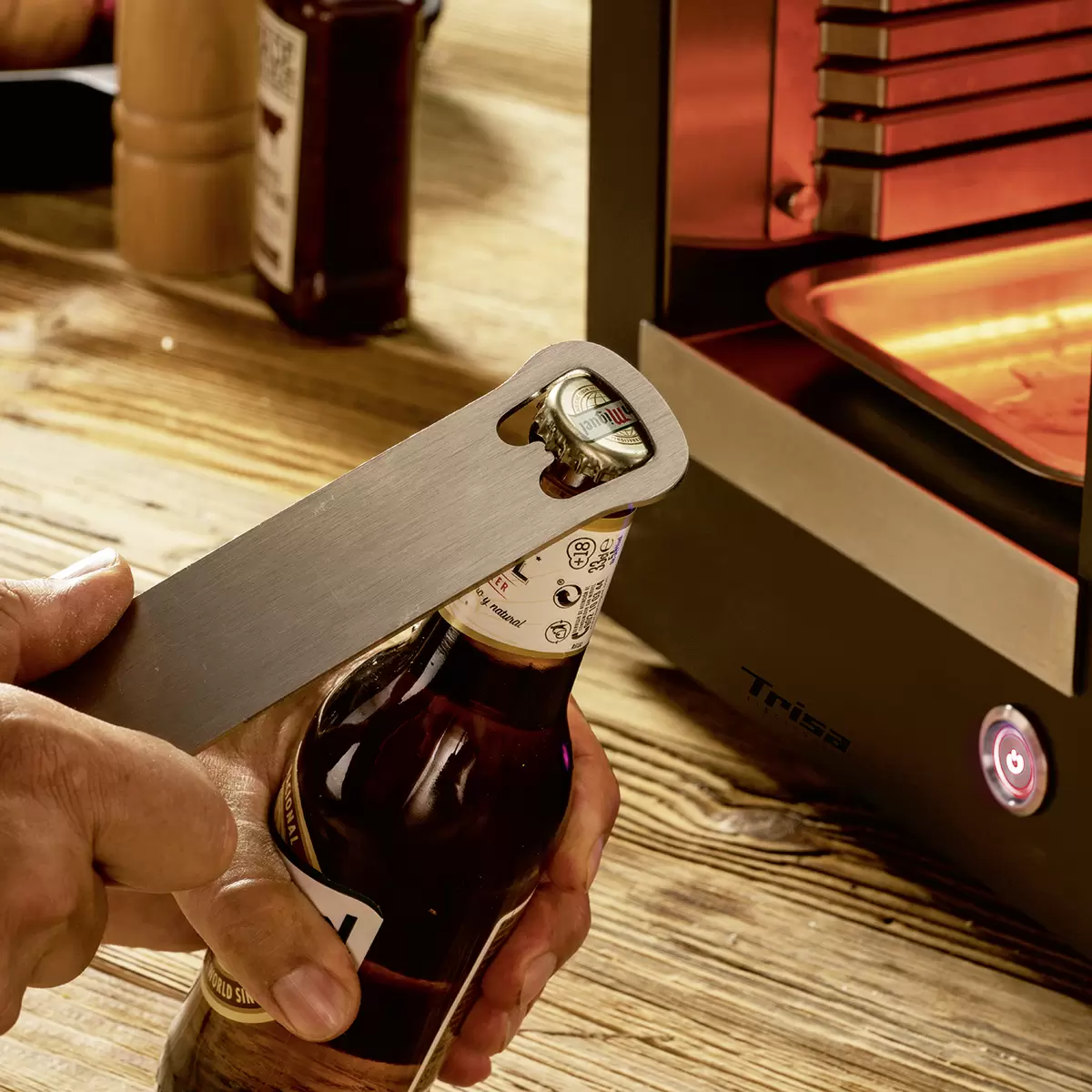 Elektrogrill Trisa BBQ Grill 800 Schwarz