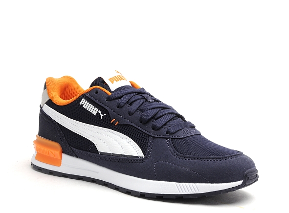 Puma basses enfant graviton jr bleu
