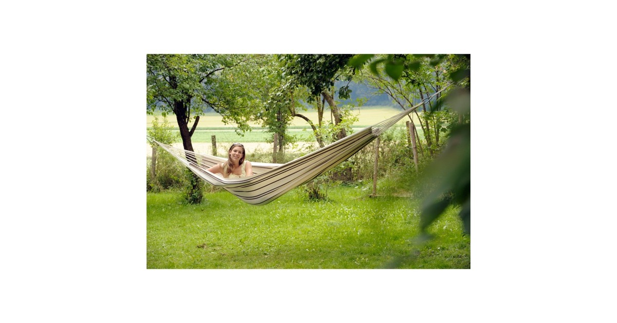 AmazonasBarbados Cappuccino hangmat  (Wit)