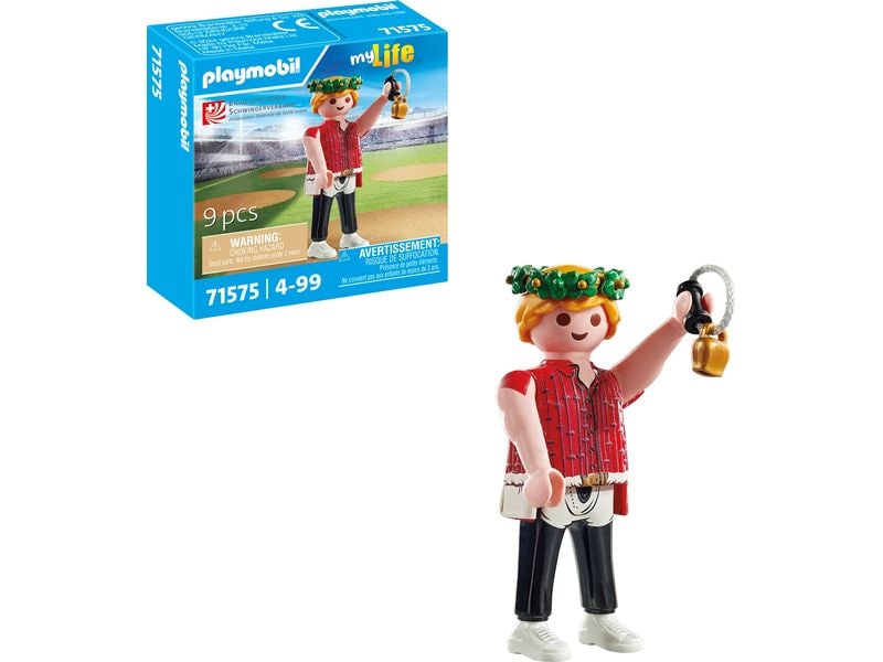 Playmobil My Life Schwingerkönig – Einzelfigur 71575 Figuren-Set zum traditionellen Eidgenössischen Kampfsport