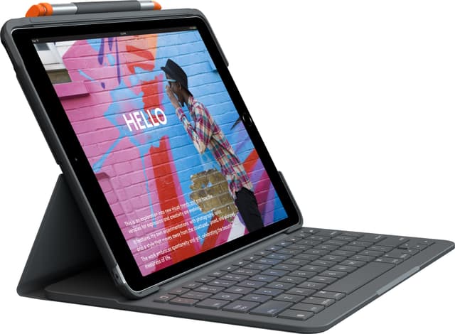 Logitech Slim Folio tastaturcover til 10,2