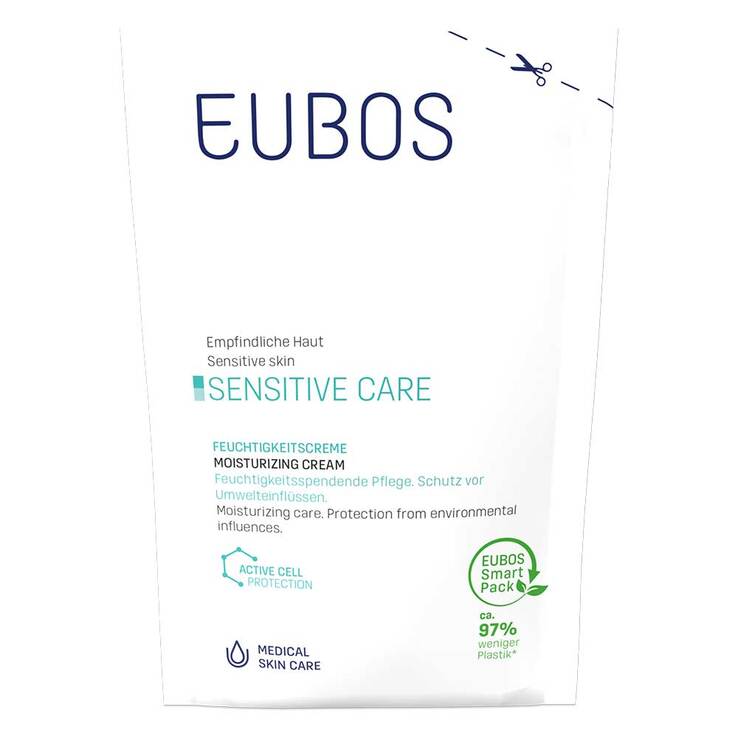 Eubos Sensitive Feuchtigkeitscreme Nachfüllbeutel, 50 ml