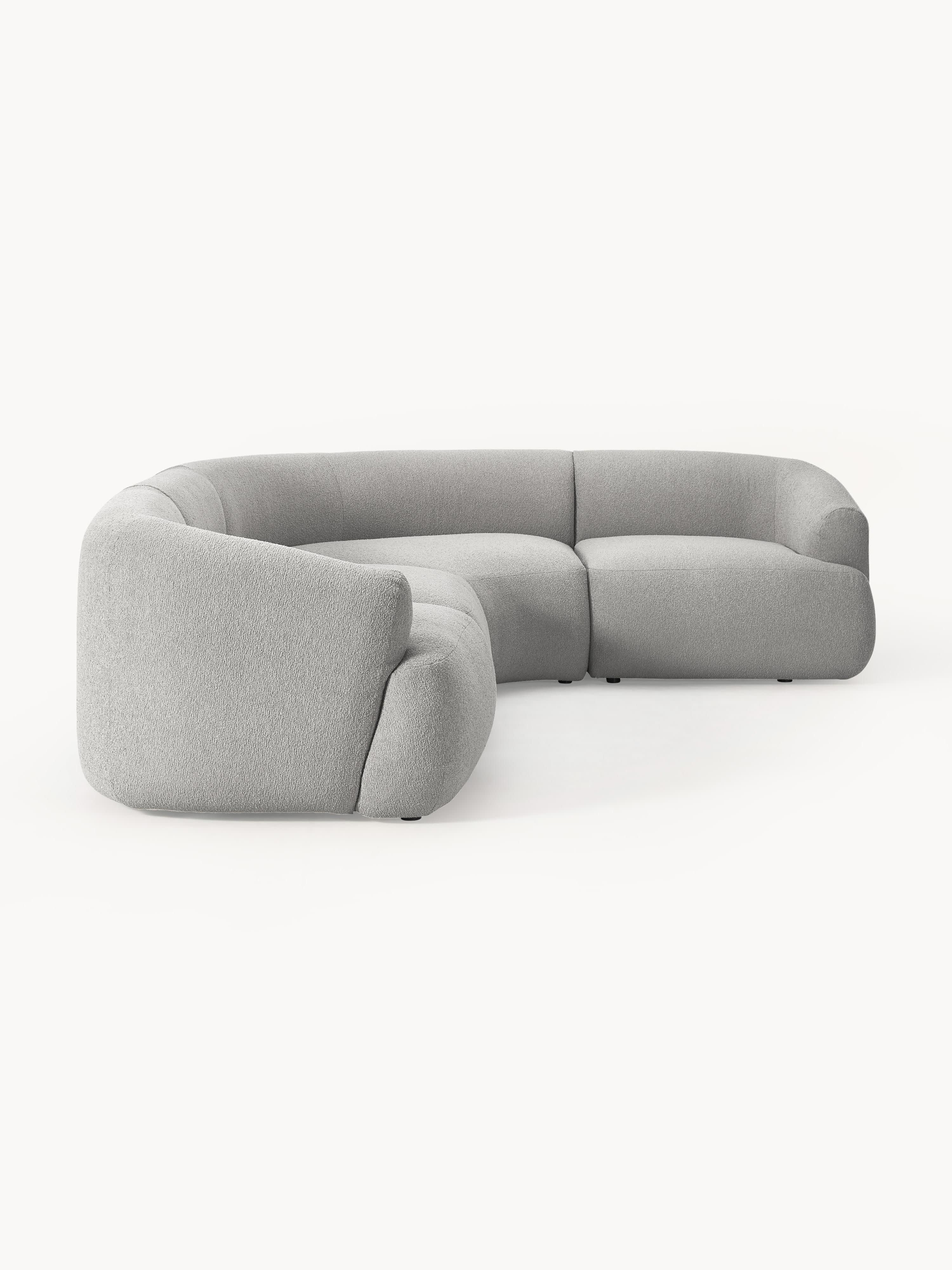 Modulaire bouclé hoekbank Sofia (4 zits)