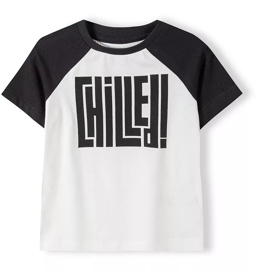 MINOTI T-Shirt CremeweißSchwarz