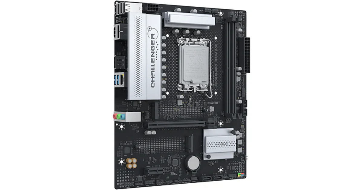 MAXSUNMS-Challenger H810M 2.5G socket 1851 moederbord  (Zwart, 2.5 Gb-LAN, Sound, µATX)