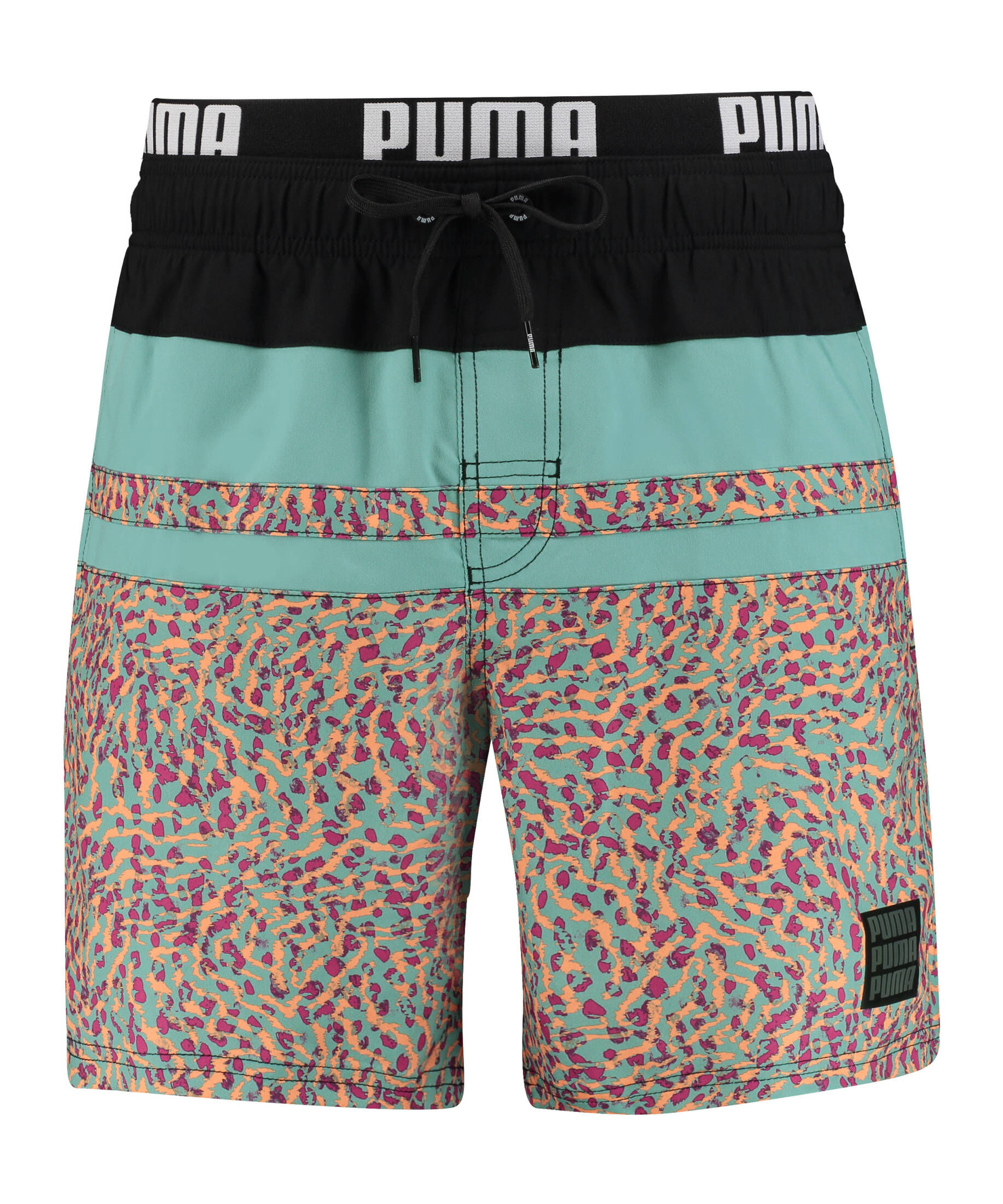 Puma| Herren Underwear - Hosen Swim Heritage Stripe Mid Badehose