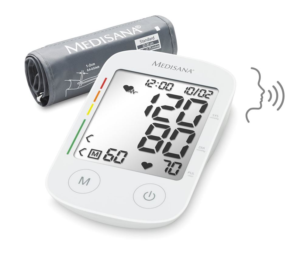 Medisana Oberarm-Blutdruckmessgerät<br>1 Stück, BU 535 voice