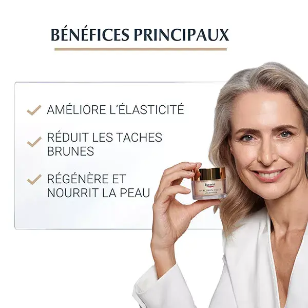 Creme Noturno Antienvelhecimento Eucerin Hyaluron-Filler + Elasticity 50ml