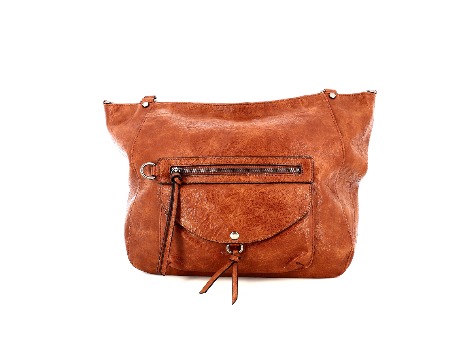 L brand-MD 1861 SAC Synthétique Marron Foncé