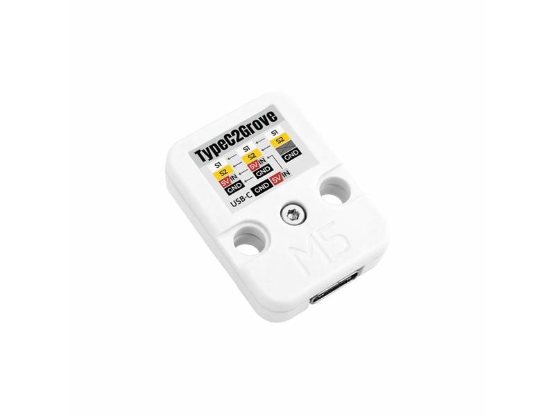 M5Stack Spannungsregler DC-DC USB Typ-C 2 Grove Unit Grove-Hub-Unit mit USB TypeC 5 V DC-Eingang
