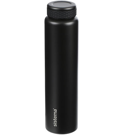 Sistema Thermosflasche - Edelstahl Steel - 280 ml - Schwarz