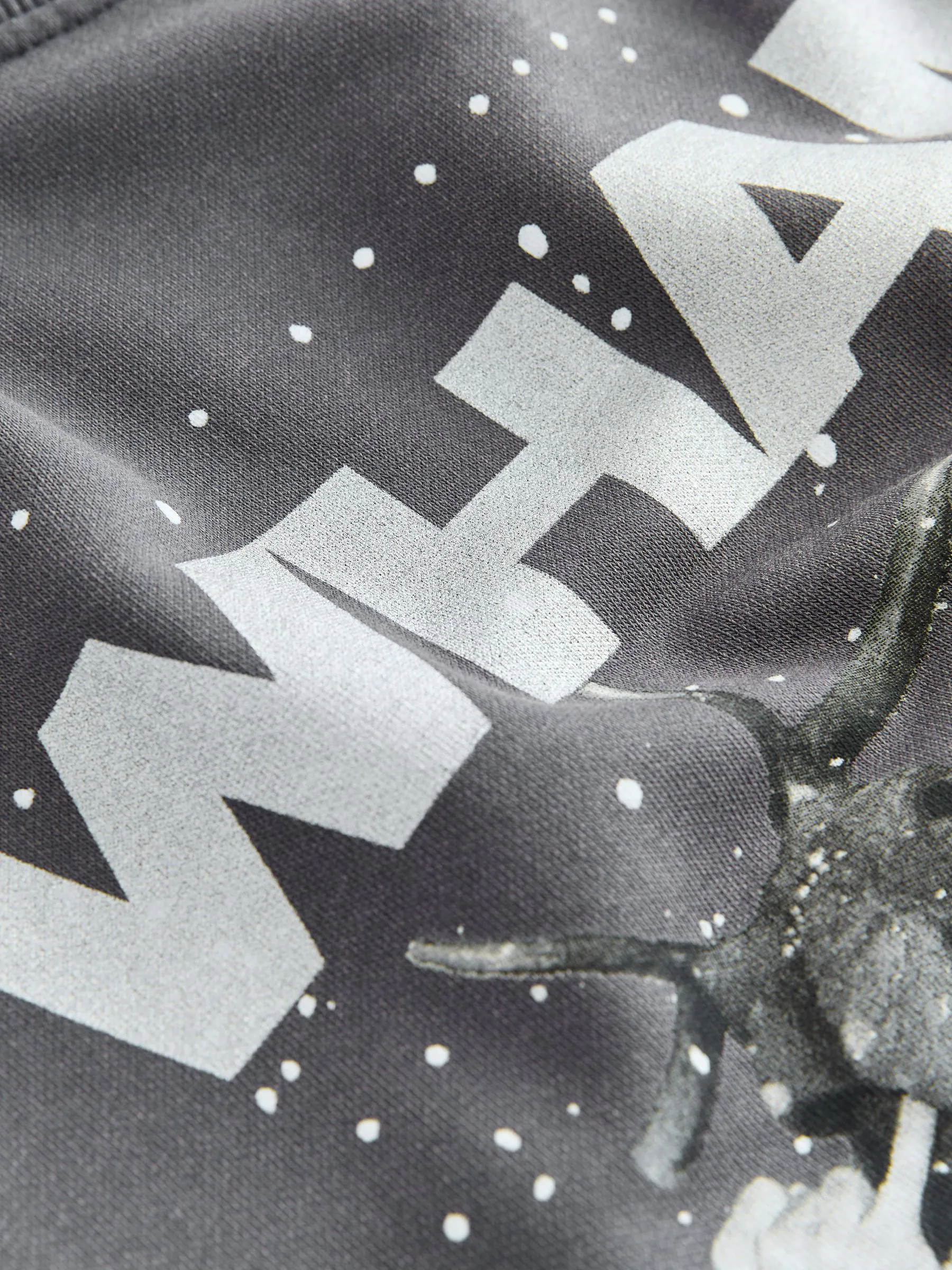 Antraciet - Officieel Wham License Kerstmis Seasonal Sweatshirt met ronde hals en lange mouwen