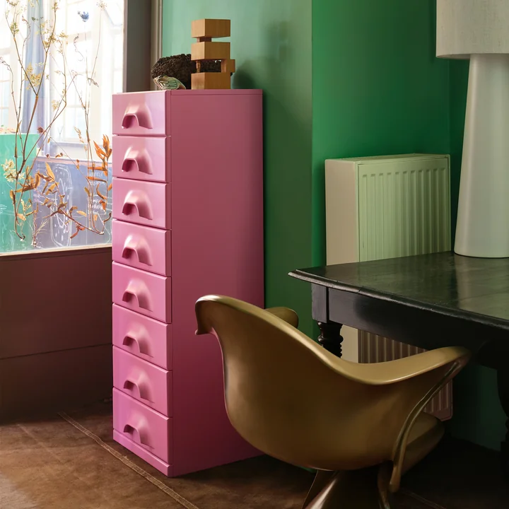 HKliving - Kommode mit 2 Schubladen, blush