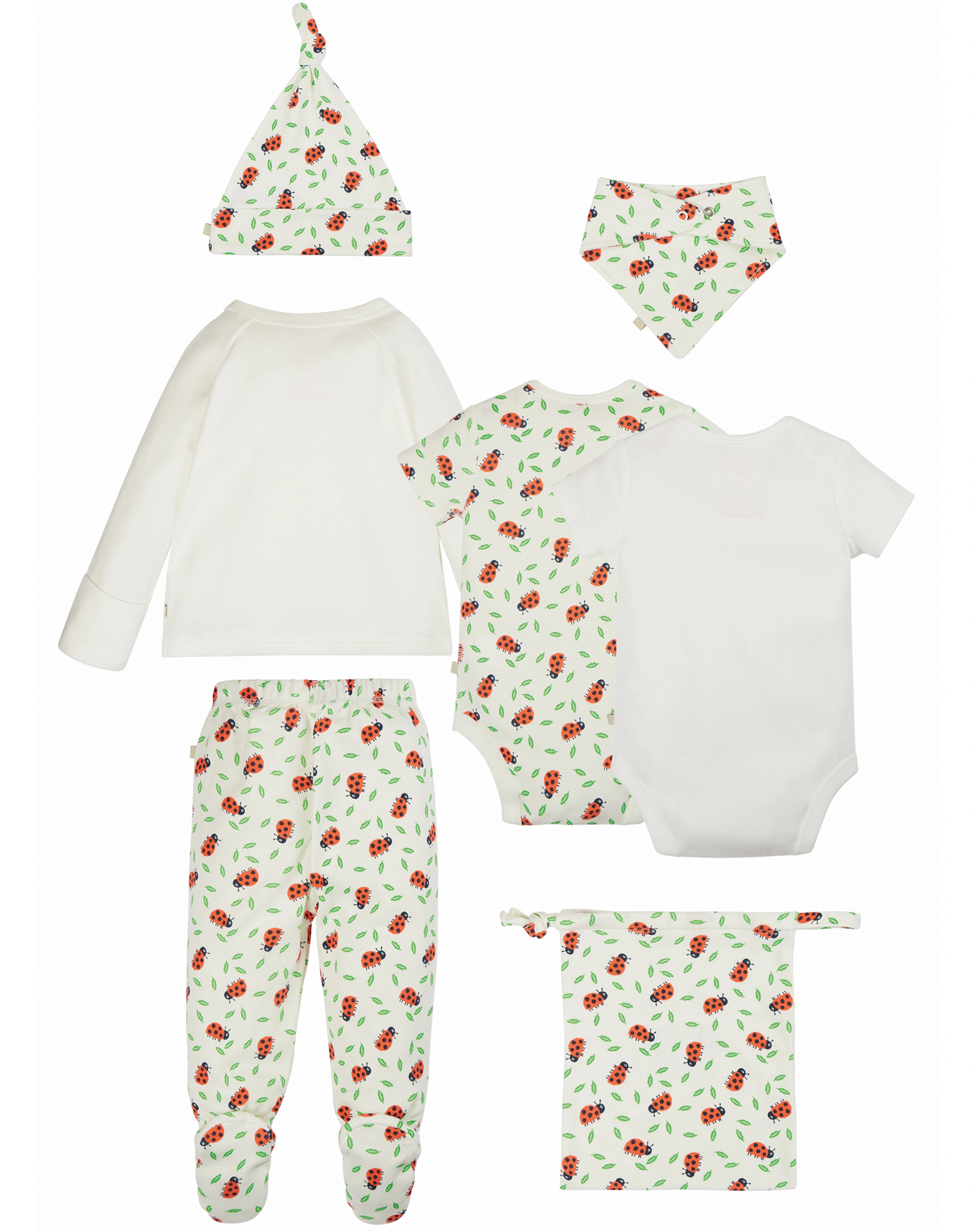 Geschenk-Set LADYBIRD 6-teilig in weiß