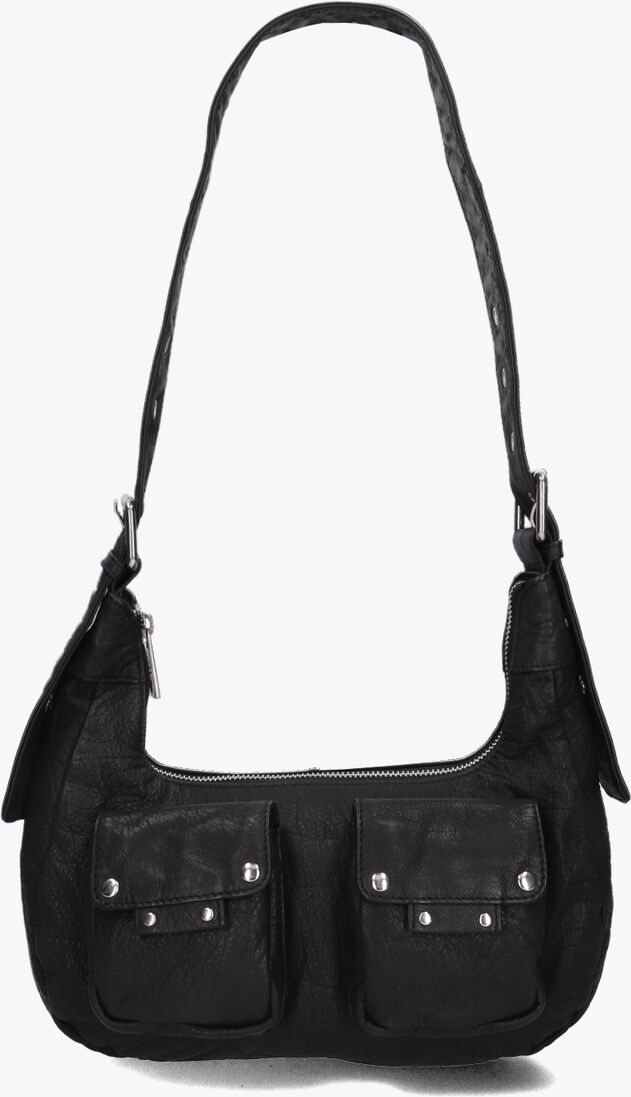 N\u00DANOO zwarte n&uacute;noo schoudertas sally small washed