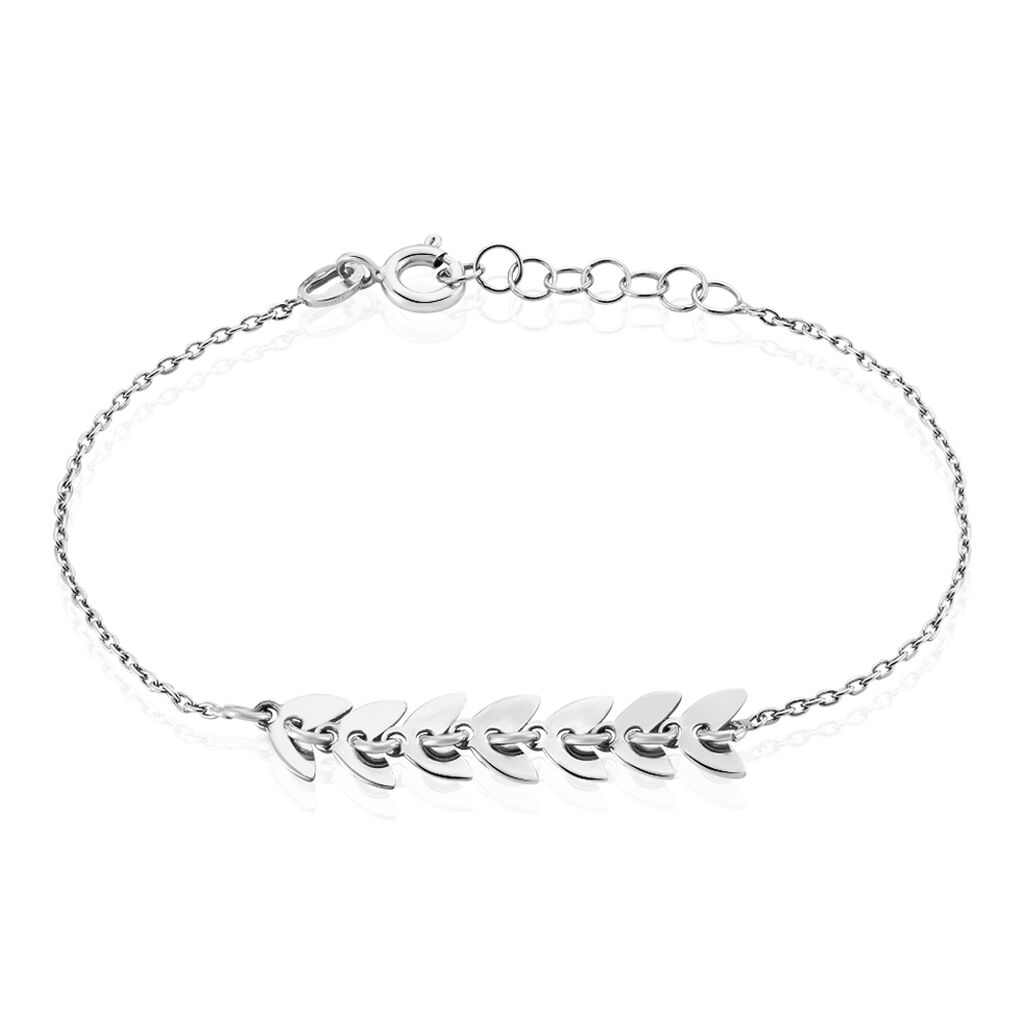 Bracelet Auxanne Argent Blanc