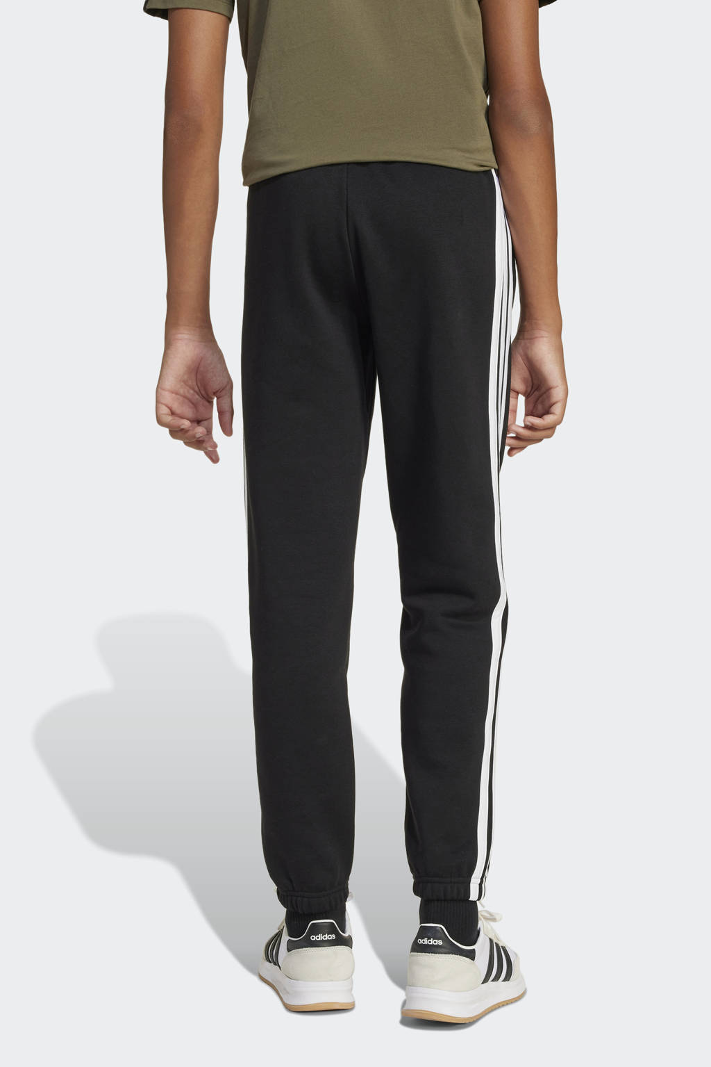 adidas sportbroek zwart/wit