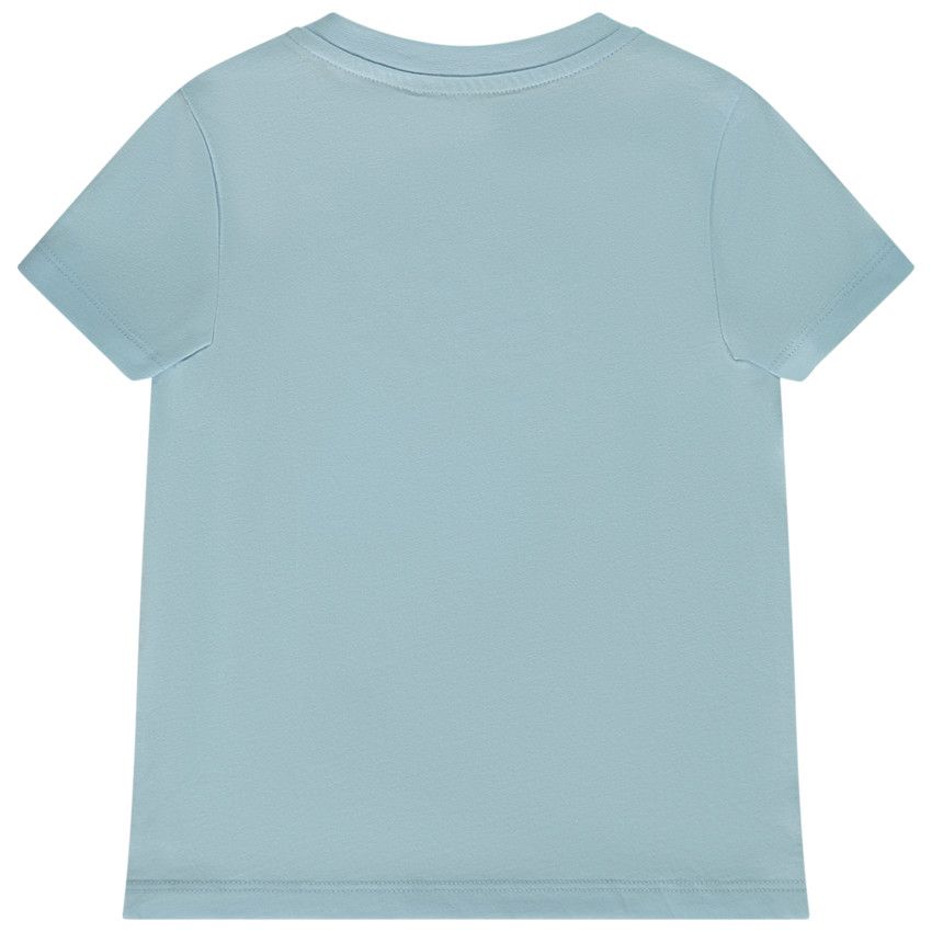 T-shirt manches courtes print fantaisie pour bébé garçon - Bleu