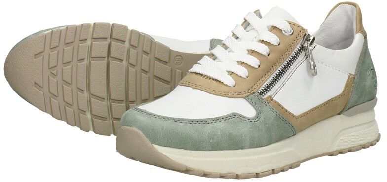Rieker Veterschoenen Laag mint