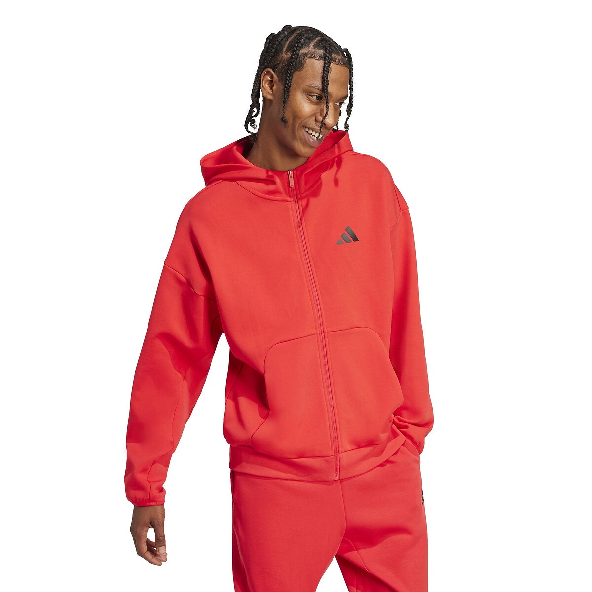ADIDAS ROUPAS ESPORTIVAS<br>Moletom Future Icons com logo klein