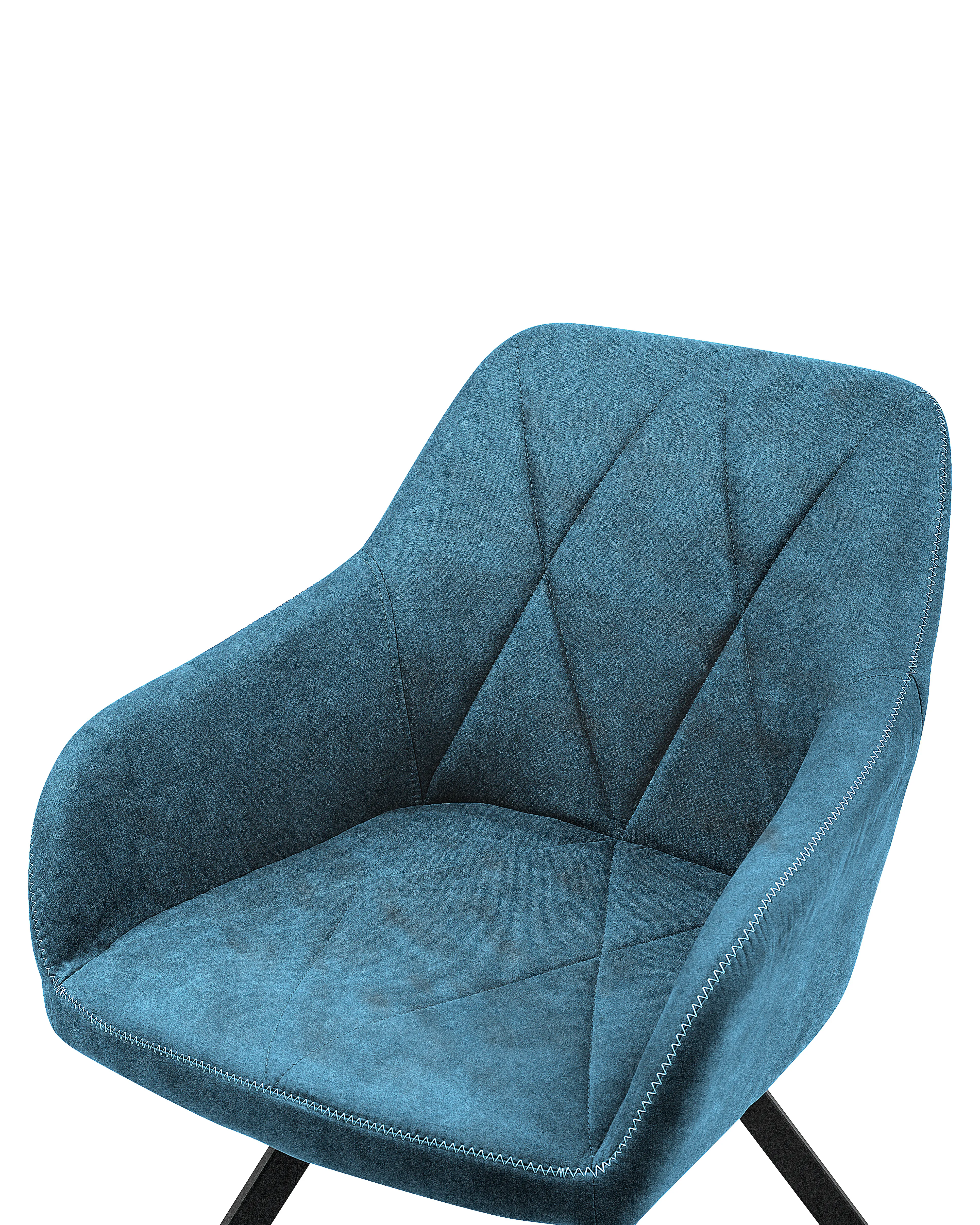 Set van 2 eetkamerstoelen MONEE Zeeblauw