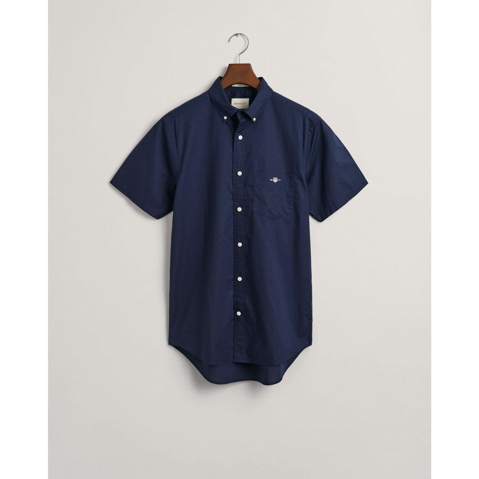 Gant REG POPLIN SS SHIRT MARINE S